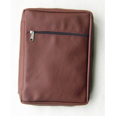 1) Komfort-Version B (Echt-Leder) - burgunder-rot - für Format: 23,5 x 17,2 x 3,8 cm